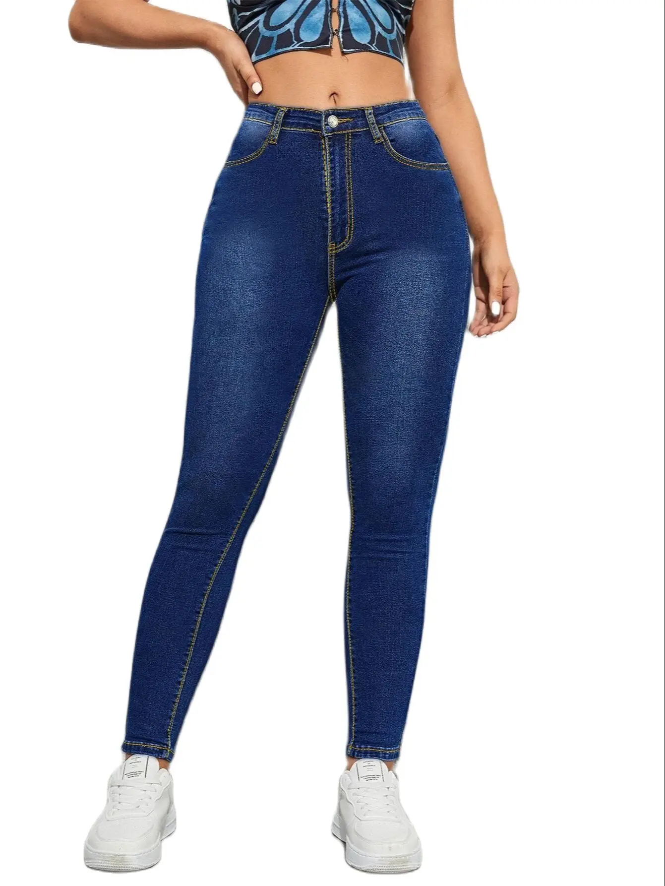 2024 Fall New High Waist Slim Fit Jeans For Women Fashion Stretch Skinny Denim Pencil Pants Casual Clothing S-2XL Drop Shipping
2024 Fall New High Waist Slim Fit Jeans For Women Fashion Stretch Skinny Denim Pencil Pants Casual Clothing S-2XL Drop Shipping