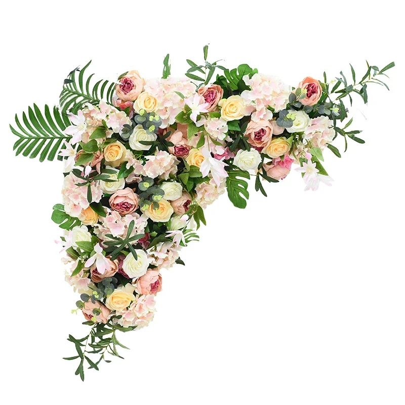 Artificial Hydrangea Rose Flower Row, Outdoor Wedding Party Arch Decoration, Floral Set, Simulation Road Lead, Backdrop Decor
Artificial Hydrangea Rose Flower Row, Outdoor Wedding Party Arch Decoration, Floral Set, Simulation Road Lead, Backdrop Decor