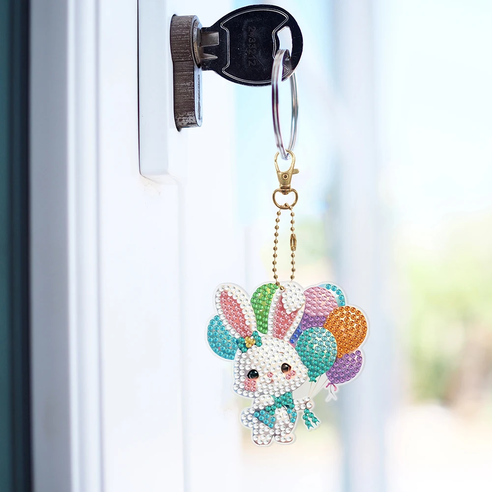 PVC Double Sided Special Shaped Cartoon Pattern Diamond Art Keyring Diamond Painting Keychain for Home Birthday Party Decor
PVC Double Sided Special Shaped Cartoon Pattern Diamond Art Keyring Diamond Painting Keychain for Home Birthday Party Decor