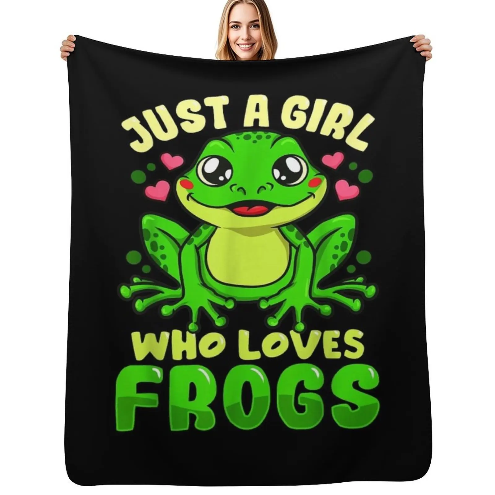 Just a girl who loves frogs Throw Blanket Men's Soft Warm Throw Blanket for Couch
Just a girl who loves frogs Throw Blanket Men's Soft Warm Throw Blanket for Couch