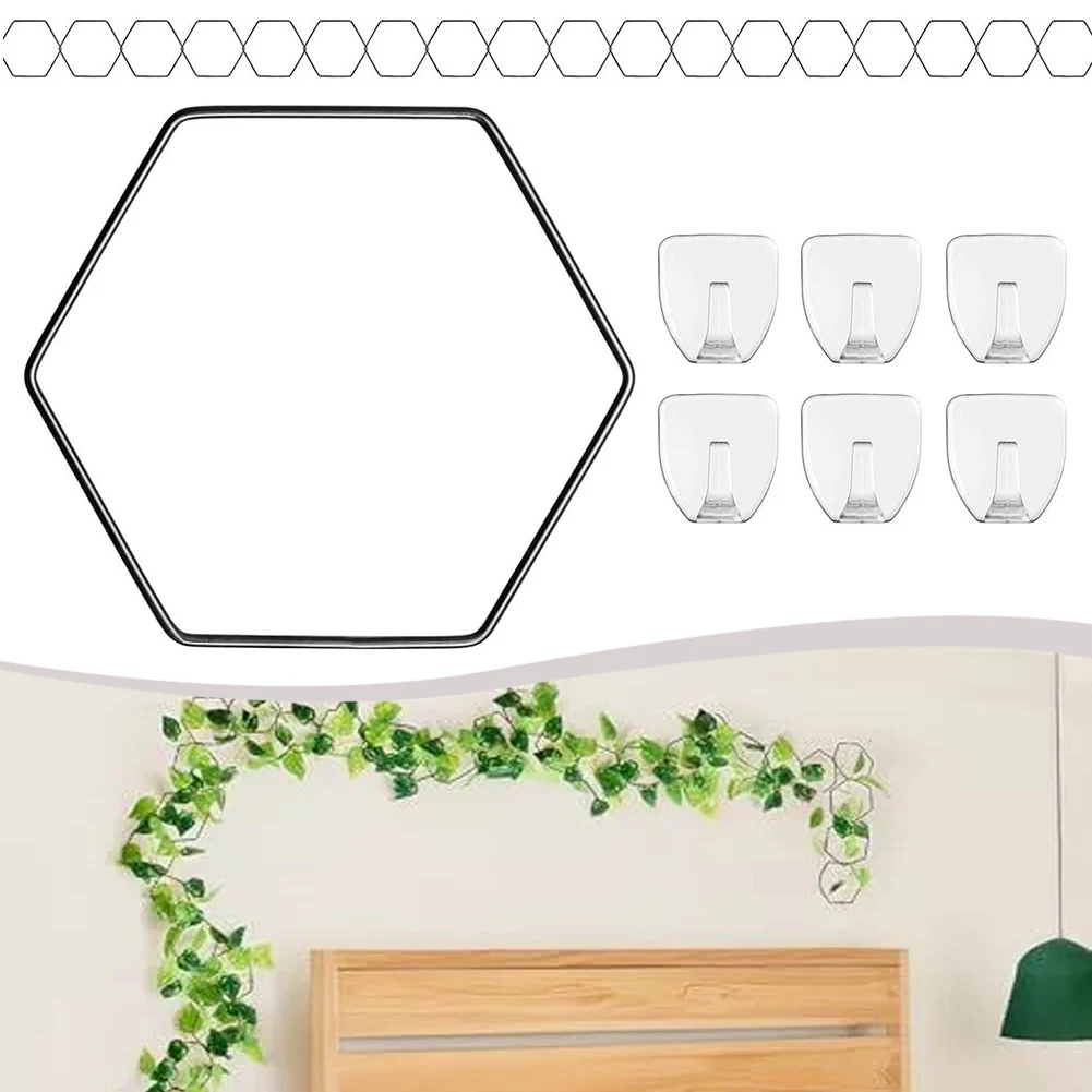 Matte Plant Stand Hexagonal Rings Plant Vine Support Weather Resistant Climbing Plants Chain Trellis For Indoor Outdoor
Matte Plant Stand Hexagonal Rings Plant Vine Support Weather Resistant Climbing Plants Chain Trellis For Indoor Outdoor