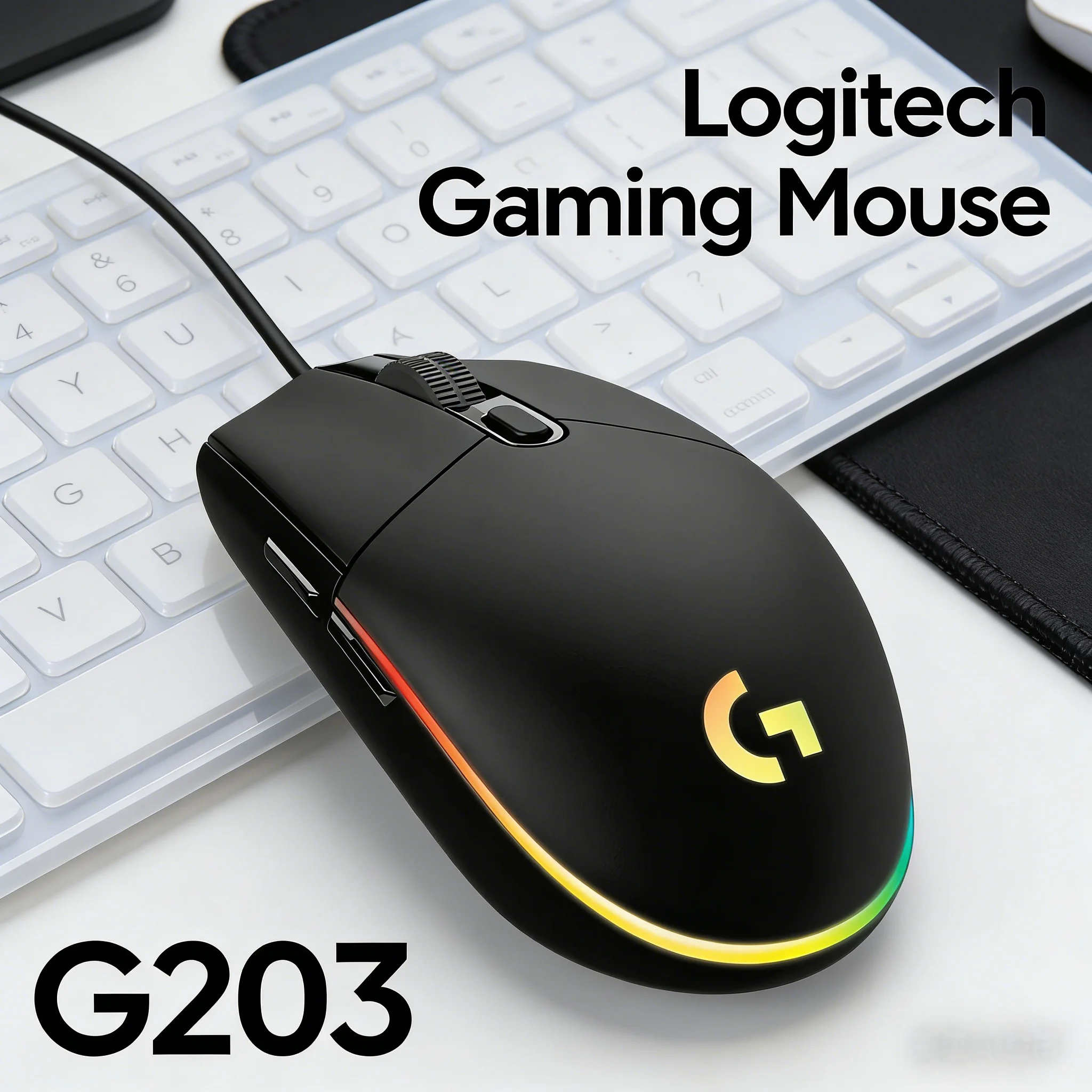 Logitech G203: время отклика 1 мс для мгновенного действия.
Logitech G203: время отклика 1 мс для мгновенного действия.