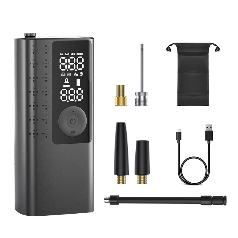 Portable Mini Car Tire Inflator Pump with LED Light, Compact 12V Air Compressor for Car Tires & Bicycle
Portable Mini Car Tire Inflator Pump with LED Light, Compact 12V Air Compressor for Car Tires & Bicycle
