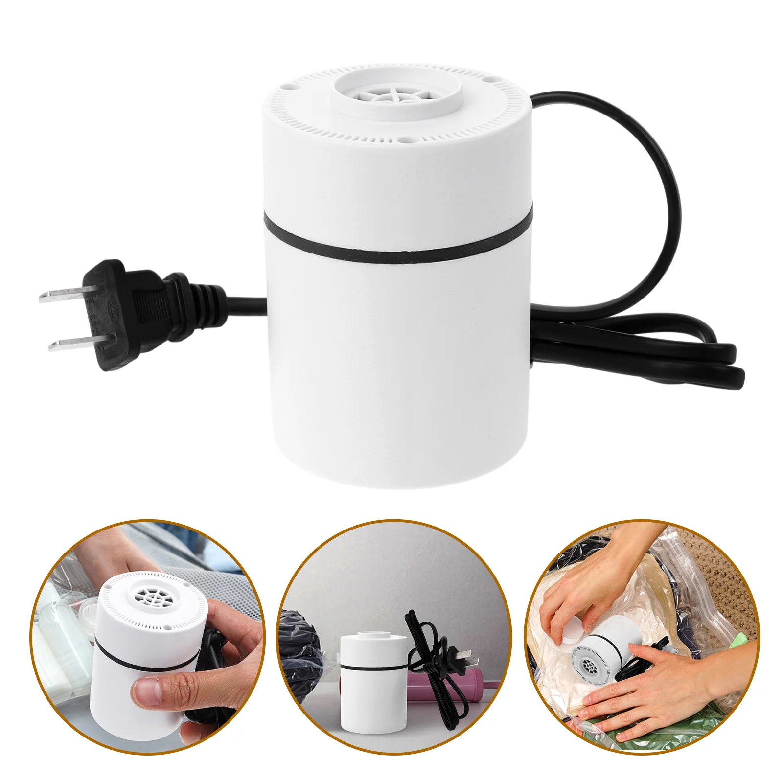 Electric Pump for Vacuum Bags Portable Vacuum Storage Bag Compressor Lightweight Easy to Operate Smooth Surface Safe for Home
Electric Pump for Vacuum Bags Portable Vacuum Storage Bag Compressor Lightweight Easy to Operate Smooth Surface Safe for Home