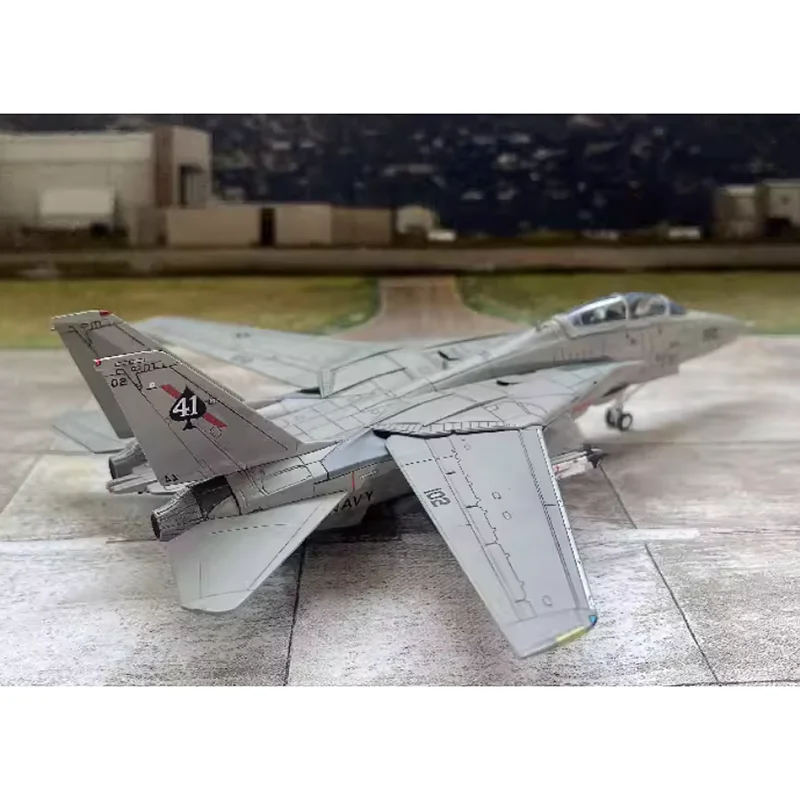 Модель истребителя JC WINGS 1/72 US Navy F14A Tomcat, модель самолета Nimitz VF-41 из литого сплава, коллекционный декоративный сувенир
Модель истребителя JC WINGS 1/72 US Navy F14A Tomcat, модель самолета Nimitz VF-41 из литого сплава, коллекционный декоративный сувенир