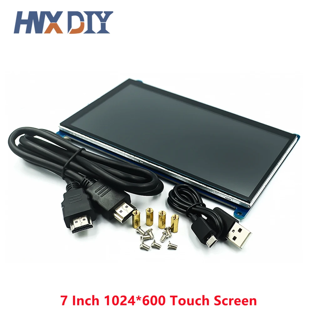 1024x600 7 Inch Touch Screen Monitor Panel hdmi raspberry display LCD DIY capacitive Touch HDMI Display Portable HD Display
1024x600 7 Inch Touch Screen Monitor Panel hdmi raspberry display LCD DIY capacitive Touch HDMI Display Portable HD Display