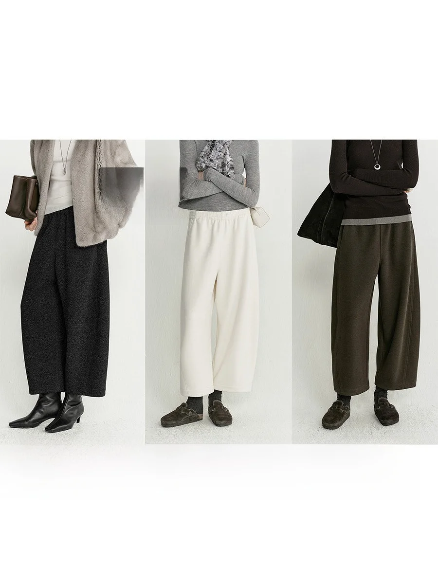 Amyy Studios Double Layer Knitted Fabric Extra Warm Casual Pants Eighteen Steps Walking Leisure Trousers Polyester Fiber
Amyy Studios Double Layer Knitted Fabric Extra Warm Casual Pants Eighteen Steps Walking Leisure Trousers Polyester Fiber