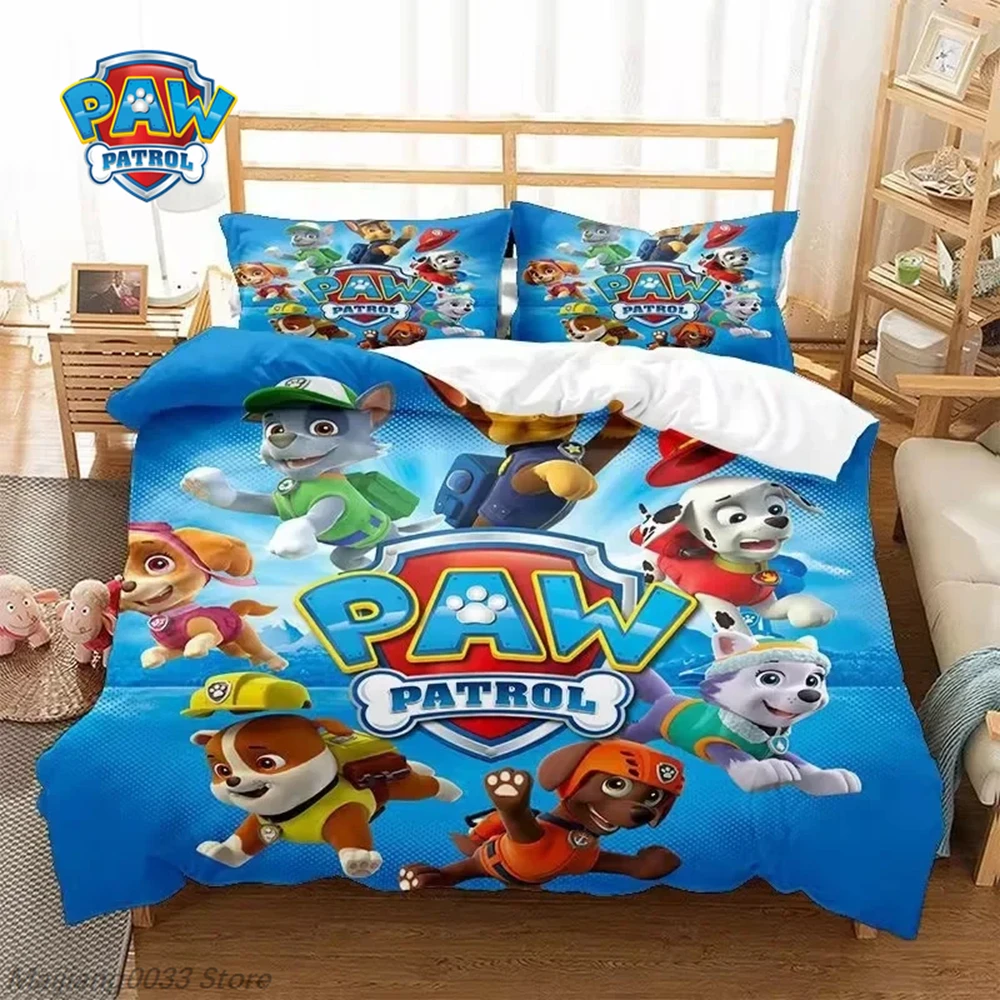 Paw Patrol Bedding Set Duvet Cover Chase Marshall Skye Rubble Rocky Zuma Everest Ryder Kids Cartoon Quilt Cover Boys Girls Gift
Paw Patrol Bedding Set Duvet Cover Chase Marshall Skye Rubble Rocky Zuma Everest Ryder Kids Cartoon Quilt Cover Boys Girls Gift
