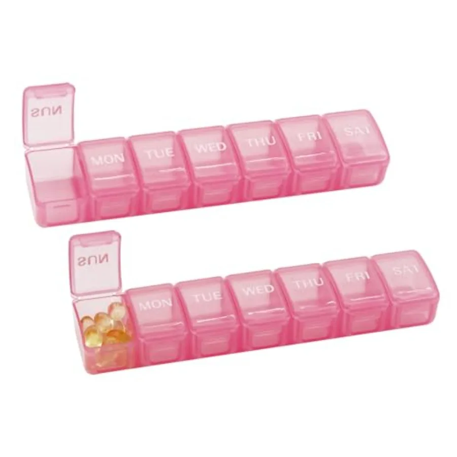 2 PCS Small Weekly Pill Organizer 7 Days, ket Daily Pill, Daily Planner, Pill Pills/tamin/Fis/plements Pink
2 PCS Small Weekly Pill Organizer 7 Days, ket Daily Pill, Daily Planner, Pill Pills/tamin/Fis/plements Pink