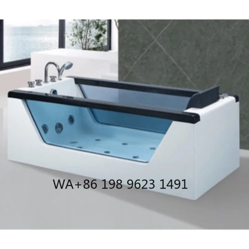 1500x800x630mm Transparent Glass Freestanding Bathtub Modern Comfortable Indoor Adult Massage SPA Soaking Bath Tub for Home
1500x800x630mm Transparent Glass Freestanding Bathtub Modern Comfortable Indoor Adult Massage SPA Soaking Bath Tub for Home