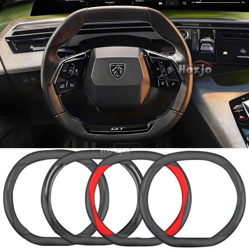 Leather Car Steering Wheel Cover for Peugeot 508 SW 2019 2020 2021 2022 2023 2024 2025 Non-slip Auto Interior Accessories
Leather Car Steering Wheel Cover for Peugeot 508 SW 2019 2020 2021 2022 2023 2024 2025 Non-slip Auto Interior Accessories