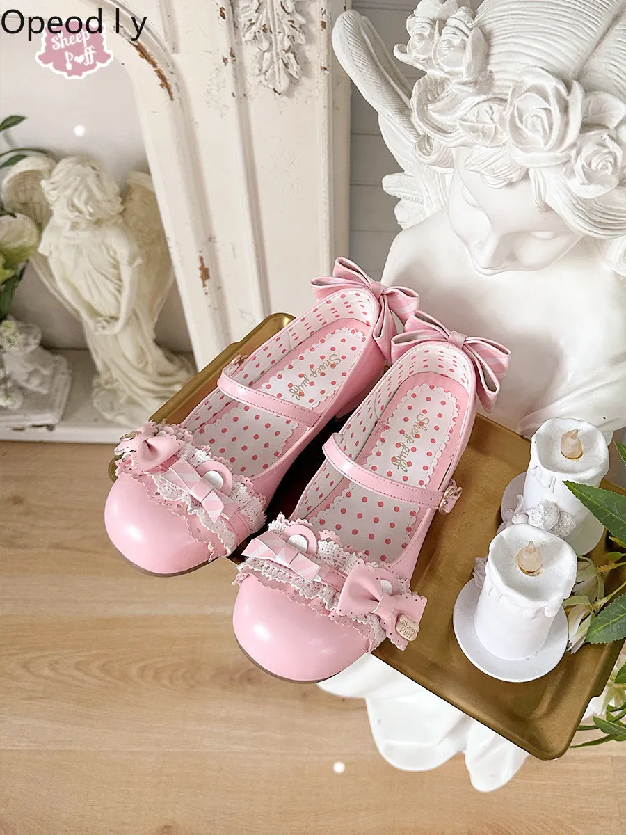 Lolita Cute Striped Bow Low Heel Single Shoes New 2026 Spring Sweet Girl Y2k Princess Versatile Elegant Lolita Mary Jane Shoes
Lolita Cute Striped Bow Low Heel Single Shoes New 2026 Spring Sweet Girl Y2k Princess Versatile Elegant Lolita Mary Jane Shoes