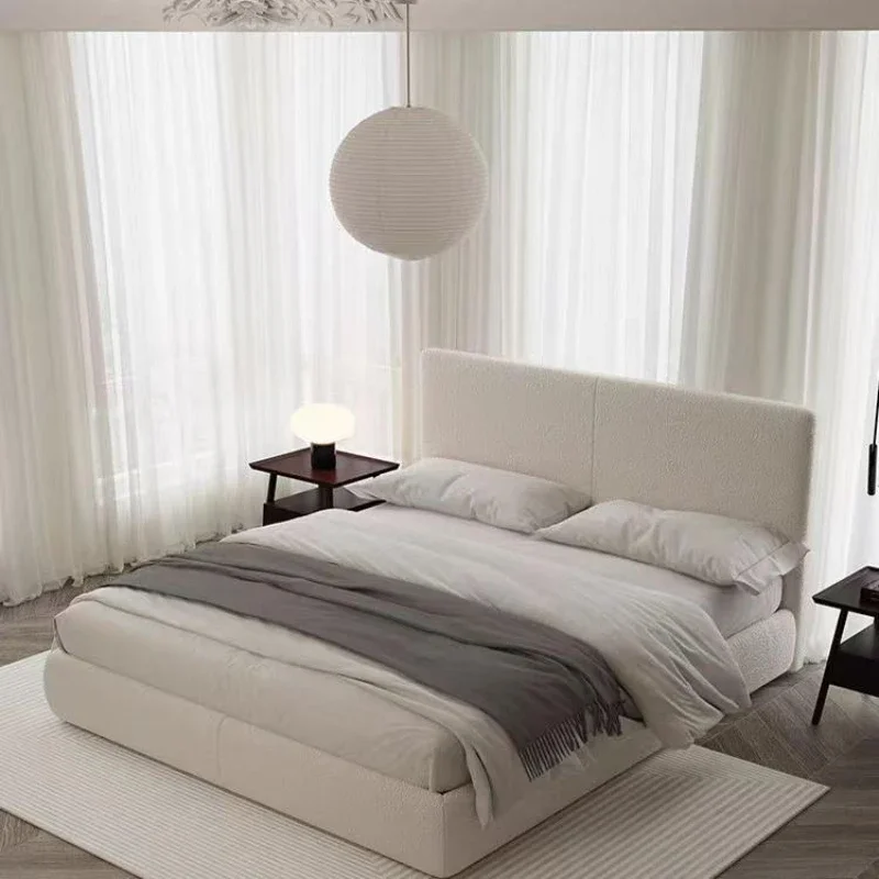 Frame Double Design Bed Minimalist Cream Modern Fashionable European Bed Confortable High Quality Cama De Casal Nordic Furniture
Frame Double Design Bed Minimalist Cream Modern Fashionable European Bed Confortable High Quality Cama De Casal Nordic Furniture
