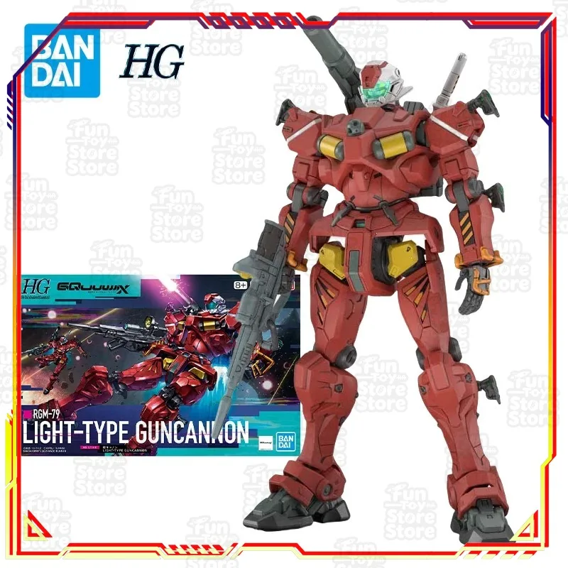 Bandai Gundam GQuuuuuuX HG 1/144 Light-Type Guncannon Action Figure Anime Toy Collectible for Fans Original Box Official
Bandai Gundam GQuuuuuuX HG 1/144 Light-Type Guncannon Action Figure Anime Toy Collectible for Fans Original Box Official