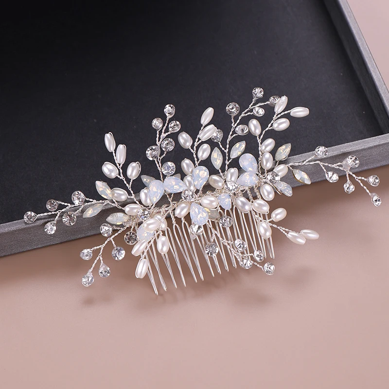 AiliBride Pearl Crystal Bridal Wedding Hair Combs Hair Accessories for Bridal Headpiece Hair ornaments Women Hair Jewelry
AiliBride Pearl Crystal Bridal Wedding Hair Combs Hair Accessories for Bridal Headpiece Hair ornaments Women Hair Jewelry