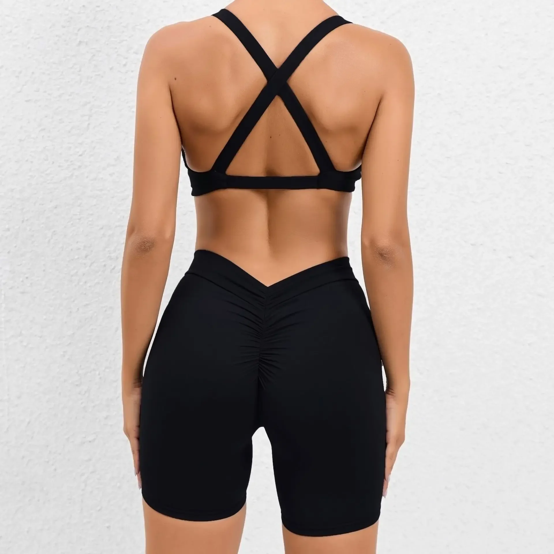 Sets for Women 2 Pieces Gym Yoga Workout Clothing Crop Top Sports Bra Sport Fitness Black Short Sets Sexy Sportswear Woman Gym
Sets for Women 2 Pieces Gym Yoga Workout Clothing Crop Top Sports Bra Sport Fitness Black Short Sets Sexy Sportswear Woman Gym