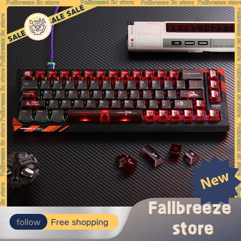 Taptempo Soviet Keycap Transparent Keycap Cherry Profile For Mechanical Keyboard PBT Thermal Sublimation For Pc Accessories Gift
Taptempo Soviet Keycap Transparent Keycap Cherry Profile For Mechanical Keyboard PBT Thermal Sublimation For Pc Accessories Gift