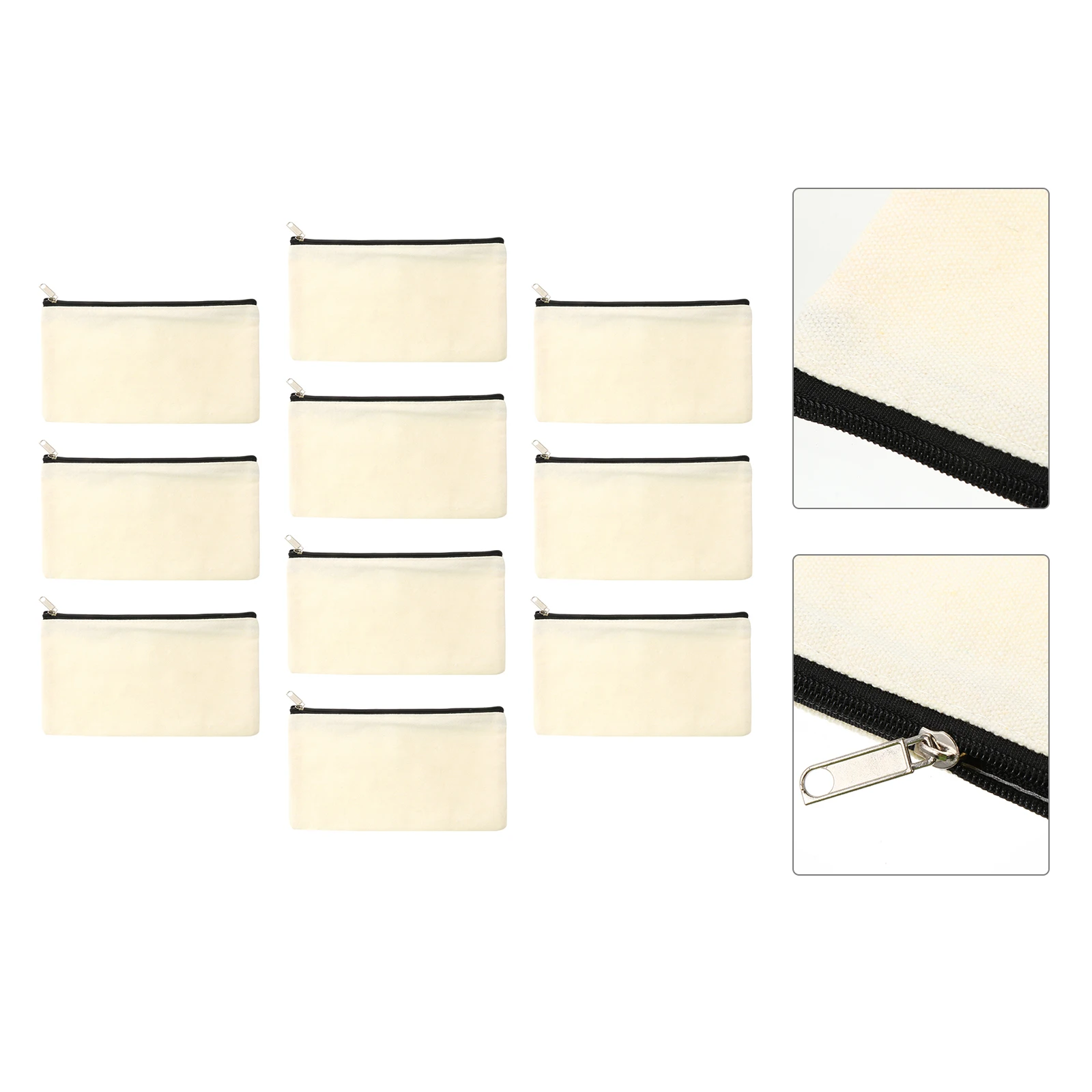 10pcs Canvas Pencil Bags Stationery Organizer Durable Storage Bag for Travel Coin Jewelry Supplies Gift
10pcs Canvas Pencil Bags Stationery Organizer Durable Storage Bag for Travel Coin Jewelry Supplies Gift