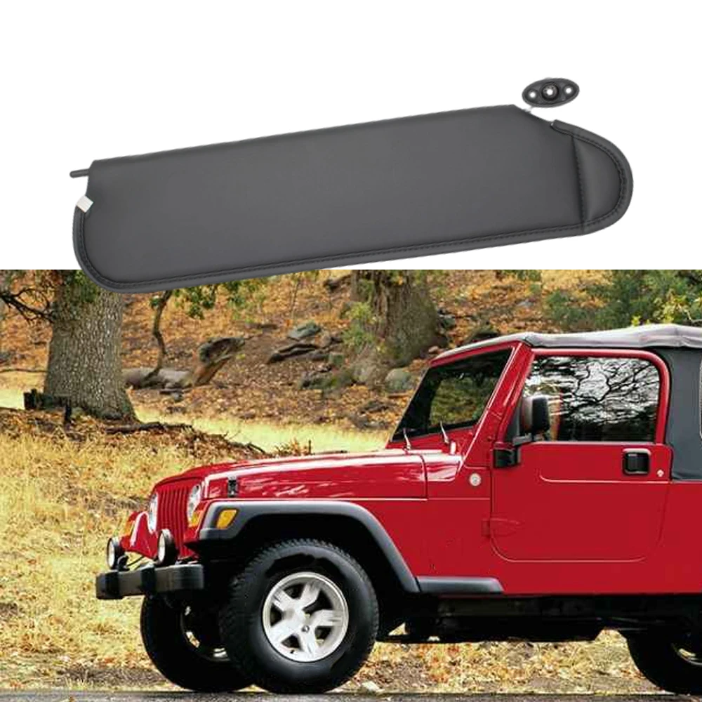 Black Car Left Right Side Sunshade Sun visor for Jeep Wrangler TJ 1997 1998 1999 2000 2001 2002 Left Hand Drive
Black Car Left Right Side Sunshade Sun visor for Jeep Wrangler TJ 1997 1998 1999 2000 2001 2002 Left Hand Drive