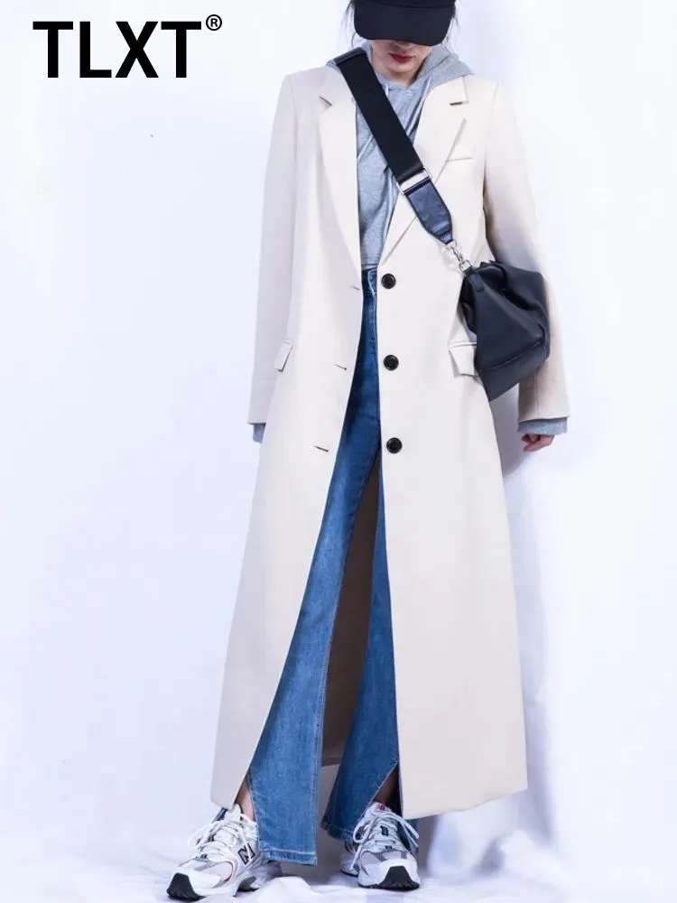 TLXT Fashion Solid Color Windbreaker For Women Single Breasted Belt Trench Coat 2025 Summer New Clothing XK1416
TLXT Fashion Solid Color Windbreaker For Women Single Breasted Belt Trench Coat 2025 Summer New Clothing XK1416