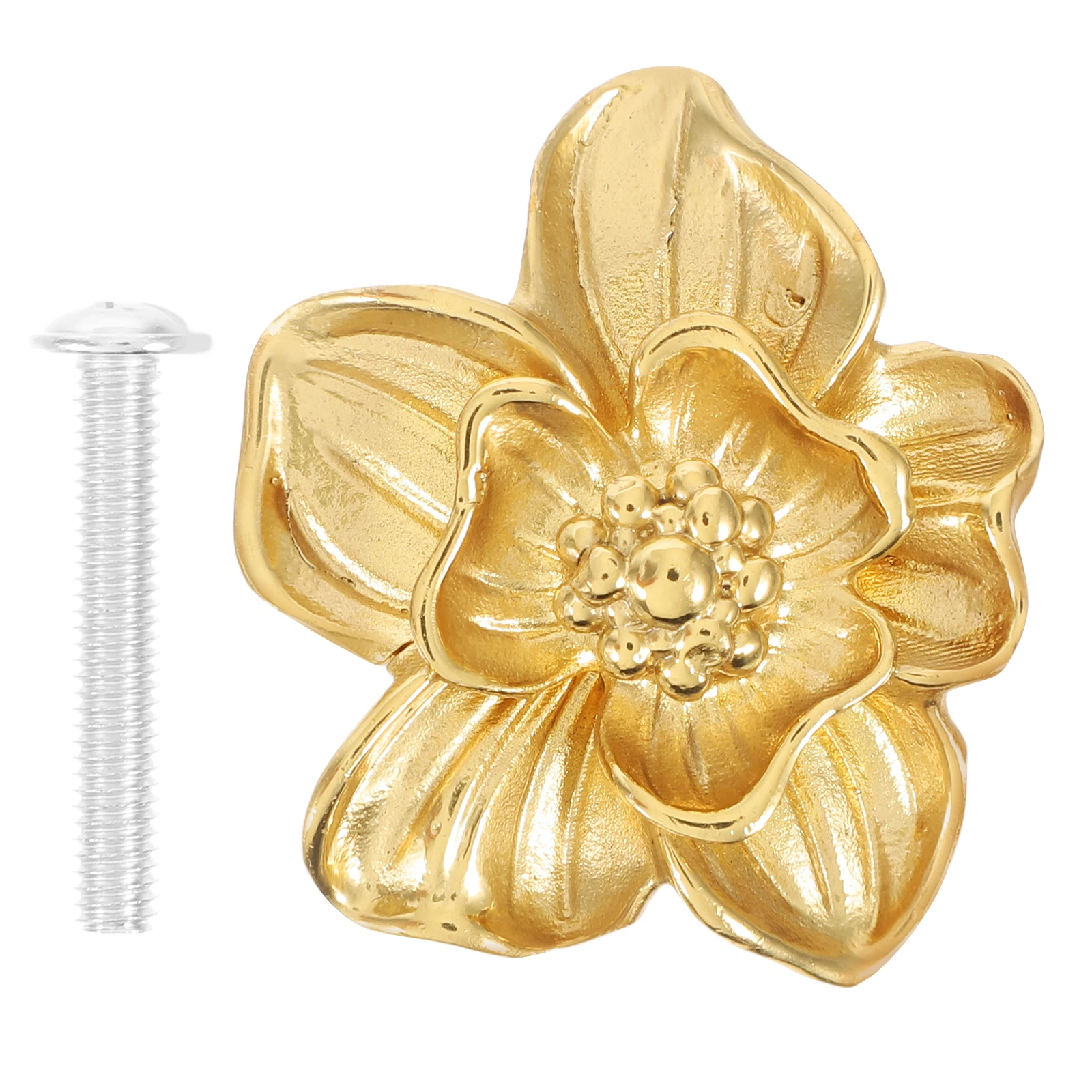 Brass Flower Drawer Knobs Single Hole Cabinet Pulls Vintage Dresser Handles Metal Wardrobe Door Hardware Durable Wear Resistant
Brass Flower Drawer Knobs Single Hole Cabinet Pulls Vintage Dresser Handles Metal Wardrobe Door Hardware Durable Wear Resistant