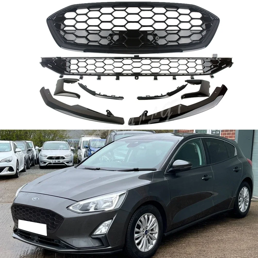 Решетка переднего бампера, верхняя нижняя решетка, подходит для Ford Focus 2019 2020 2021 2022
Решетка переднего бампера, верхняя нижняя решетка, подходит для Ford Focus 2019 2020 2021 2022