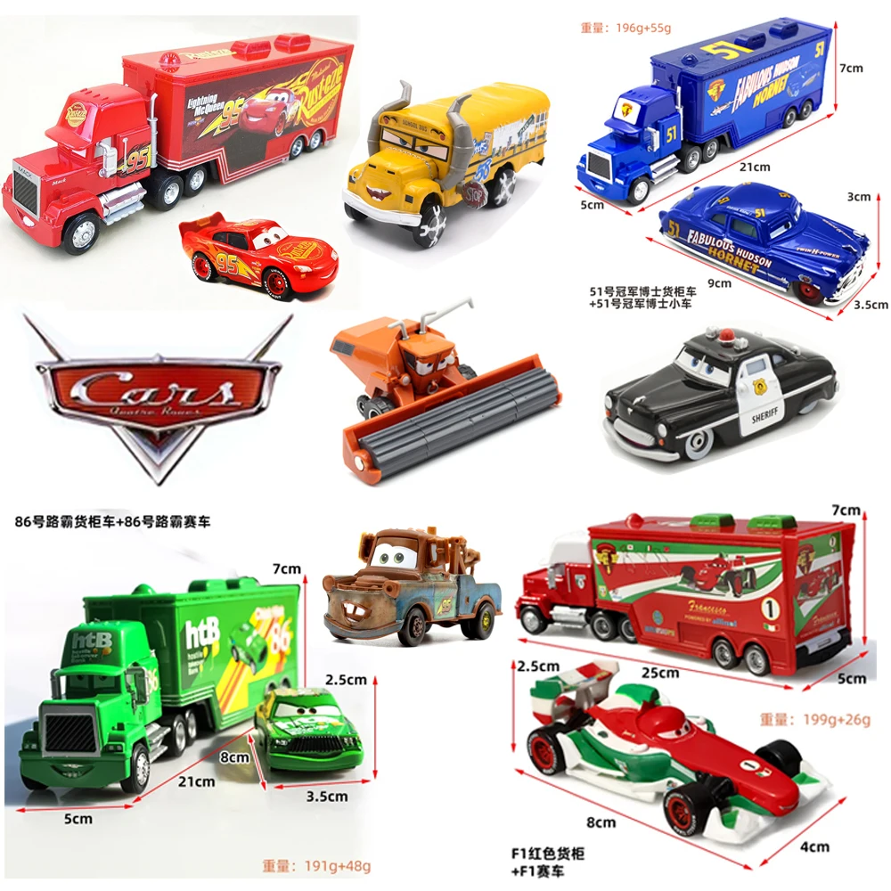 Cars Toys- Lightning McQueen Jackson Storm Chick Hicks Diecast Container Truck Metal Alloy Model Peripheral Toys Birthday Gifts!
Cars Toys- Lightning McQueen Jackson Storm Chick Hicks Diecast Container Truck Metal Alloy Model Peripheral Toys Birthday Gifts!
