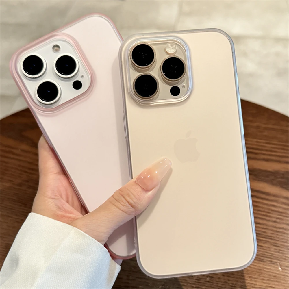 Soft Matte Candy Transparent Phone Case For iPhone 16 15 14 Pro Max Plus 13 12 11 XR XS XsMax 8 Shockproof Silicone Bumper Cover
Soft Matte Candy Transparent Phone Case For iPhone 16 15 14 Pro Max Plus 13 12 11 XR XS XsMax 8 Shockproof Silicone Bumper Cover
