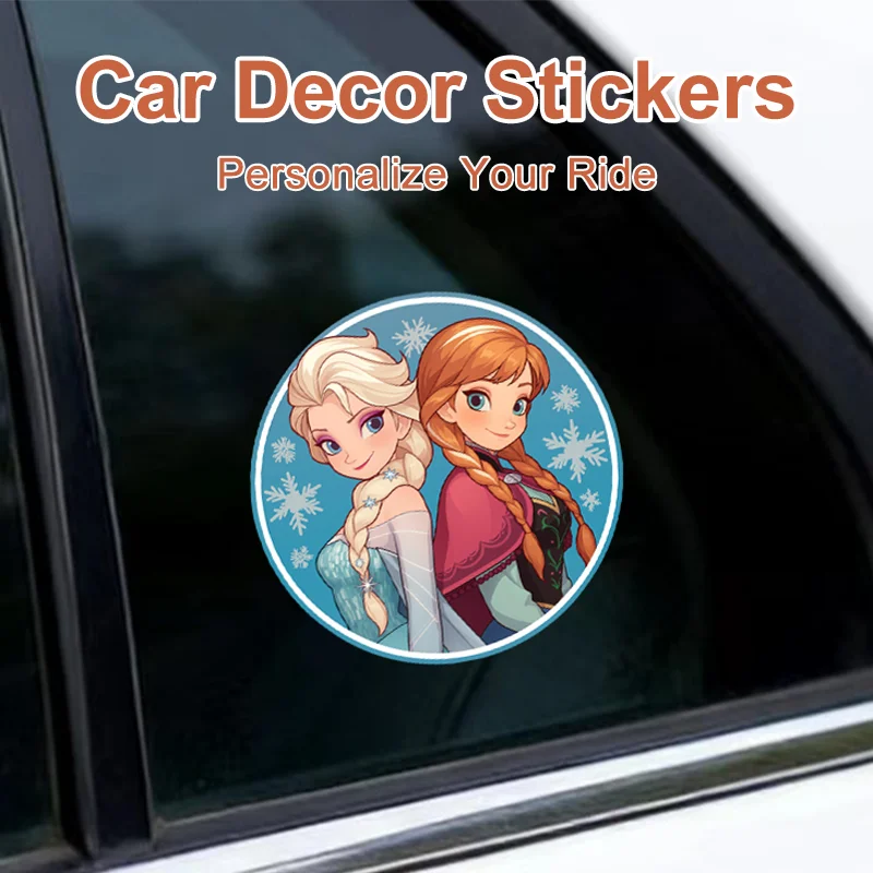 Frozen Elsa & Anna Car Stickers Waterproof Anime Decals UV Printed for Motorcycle Car Door Practical Decor Gift Stickers
Frozen Elsa & Anna Car Stickers Waterproof Anime Decals UV Printed for Motorcycle Car Door Practical Decor Gift Stickers