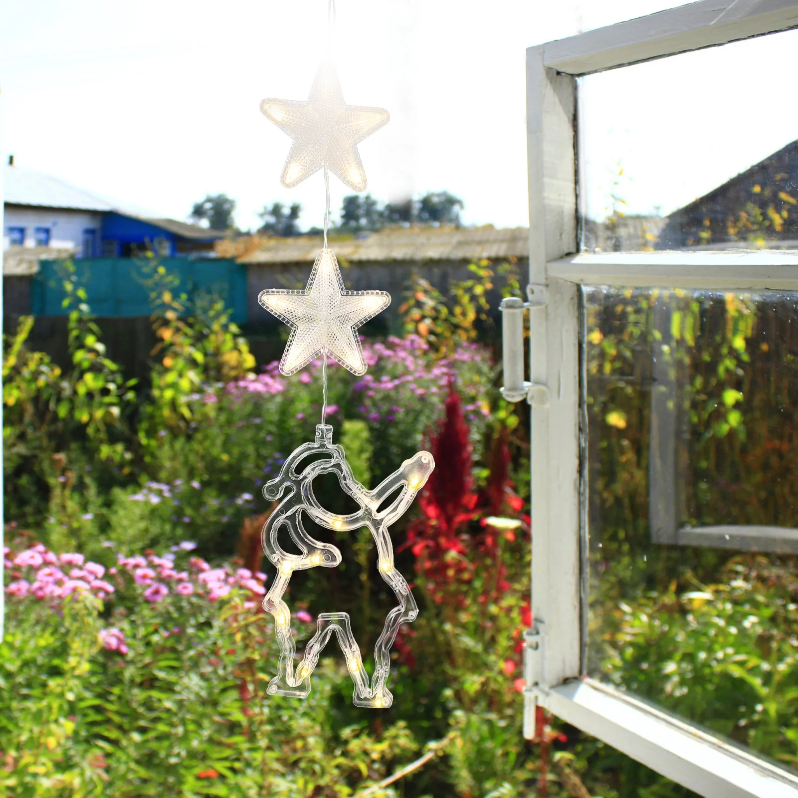 Stars Christmas Window Lights Suction Cup Hanging Indoor Xmas Home Decorative Festival Lighting Christmas Stars Lights 
Stars Christmas Window Lights Suction Cup Hanging Indoor Xmas Home Decorative Festival Lighting Christmas Stars Lights