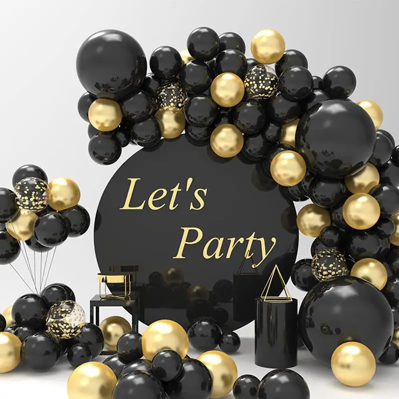 Cross-Border Balloon Chain Combination Set White Gold Black Balloon Chain Graduation Wedding Birthday Party Decoration Balloons
Cross-Border Balloon Chain Combination Set White Gold Black Balloon Chain Graduation Wedding Birthday Party Decoration Balloons