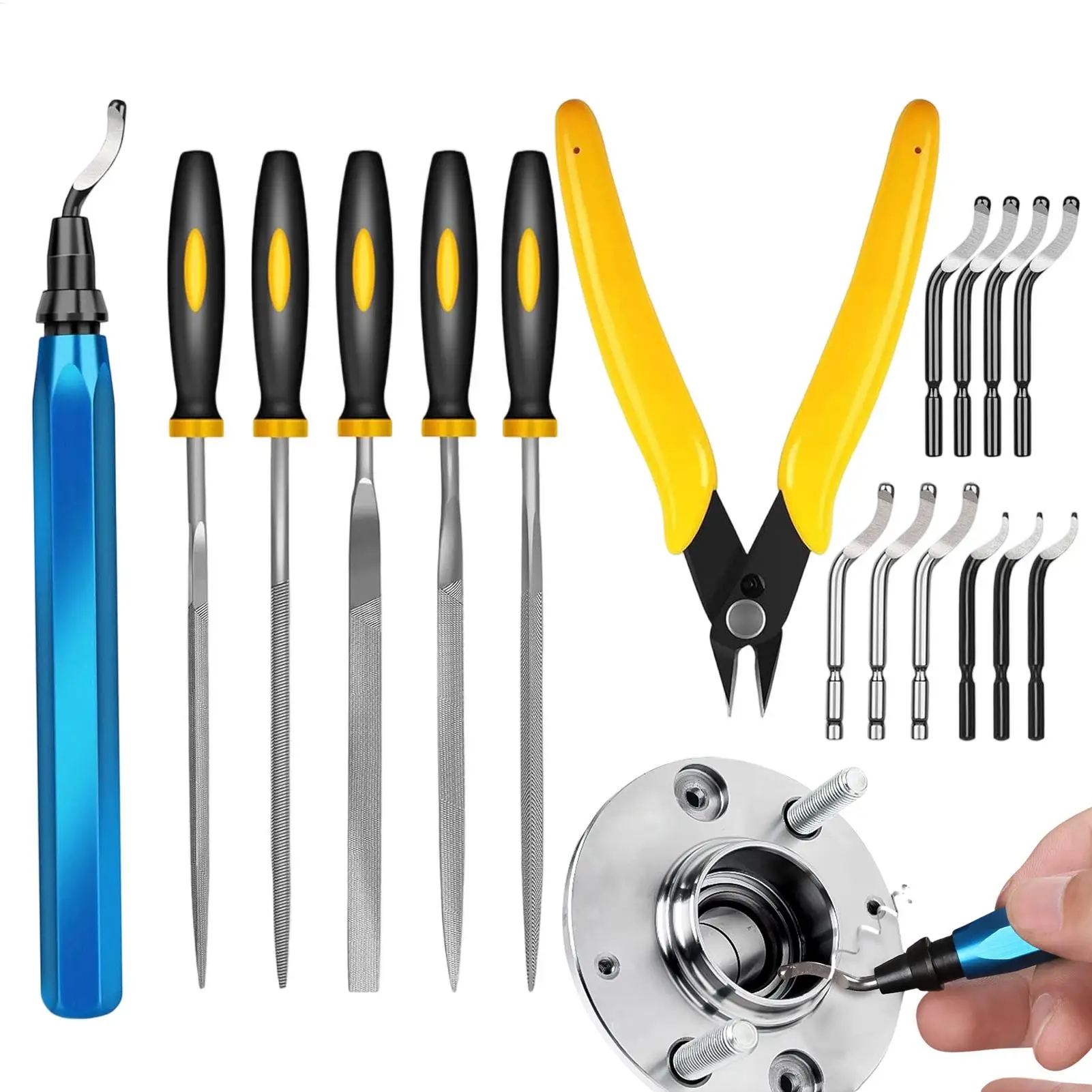 3D Print Deburring Tool Kit Multipurpose Portable Removing Carbon Steel Kit Deburring Tool Set 3D Print For Home Indoor Inside
3D Print Deburring Tool Kit Multipurpose Portable Removing Carbon Steel Kit Deburring Tool Set 3D Print For Home Indoor Inside
