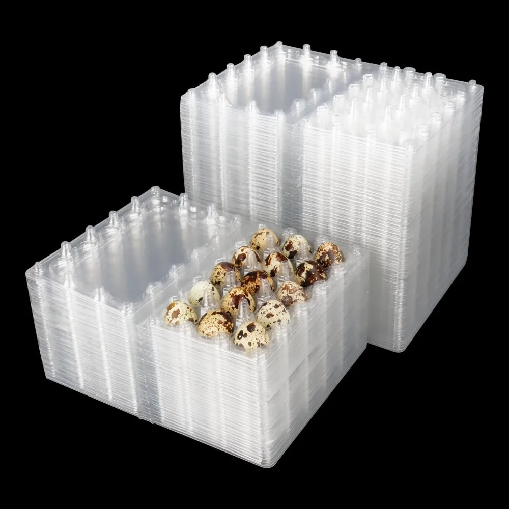 200 Pack Clear Plastic Small Egg Trays Hold 15 Each for Bulk Storage Display
200 Pack Clear Plastic Small Egg Trays Hold 15 Each for Bulk Storage Display