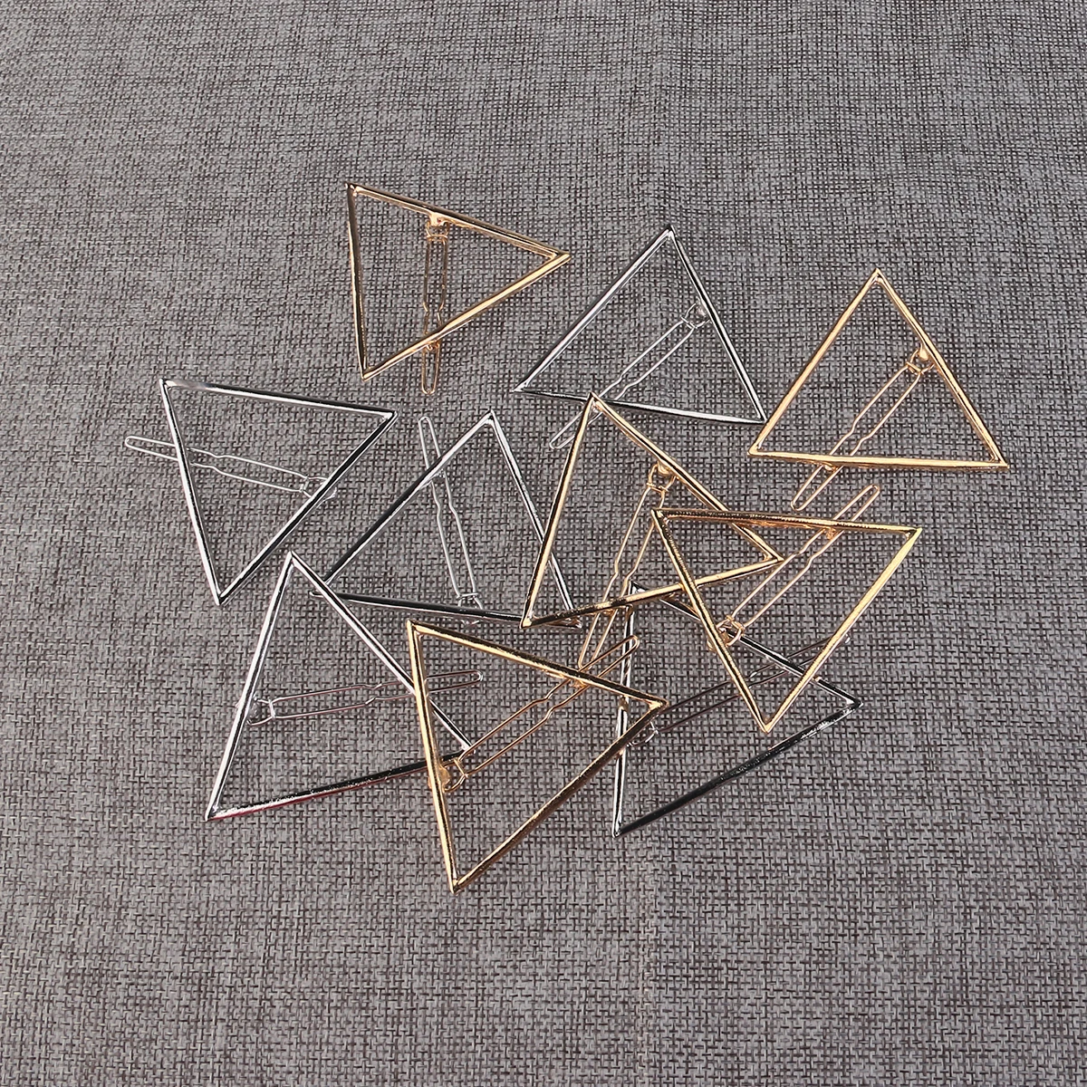 Geometric Hairpin Hollow Triangle Metal 7x2cm Gold Silver Women Girls Hair Clip Clamp Accessory Headwear
Geometric Hairpin Hollow Triangle Metal 7x2cm Gold Silver Women Girls Hair Clip Clamp Accessory Headwear