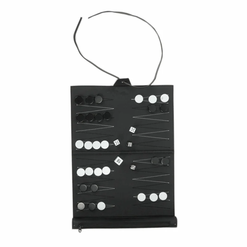 A63T-Roll Up Backgammon Sets Портативный дорожный набор настольных игр для взрослых и детей Складная классическая шахматная доска из искусственной кожи, легко рулонная
A63T-Roll Up Backgammon Sets Портативный дорожный набор настольных игр для взрослых и детей Складная классическая шахматная доска из искусственной кожи, легко рулонная