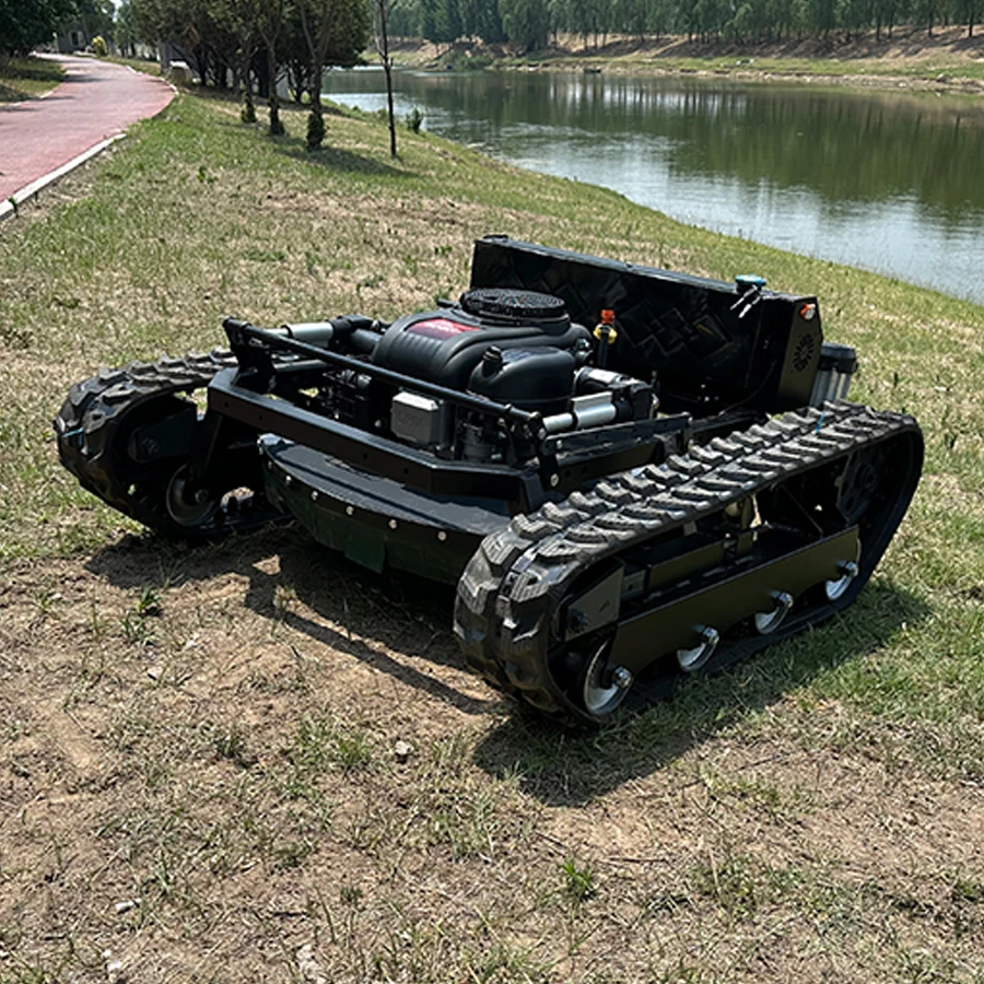 CE EPA Approved All Terrain Grass Cutting Machine Agriculture Rubber Tracks Remote Control Robot Lawn Mower
CE EPA Approved All Terrain Grass Cutting Machine Agriculture Rubber Tracks Remote Control Robot Lawn Mower