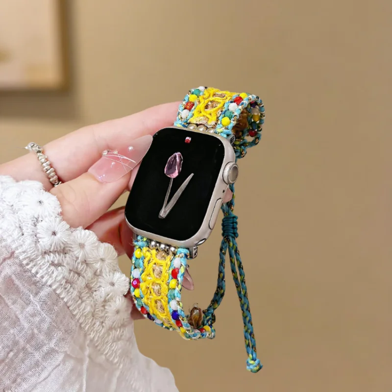 Стильный ремешок для часов, совместимый с iWatch 38 мм, 40 мм, 41 мм, 42 мм, 44 мм, 45 мм и 49 мм.
Стильный ремешок для часов, совместимый с iWatch 38 мм, 40 мм, 41 мм, 42 мм, 44 мм, 45 мм и 49 мм.