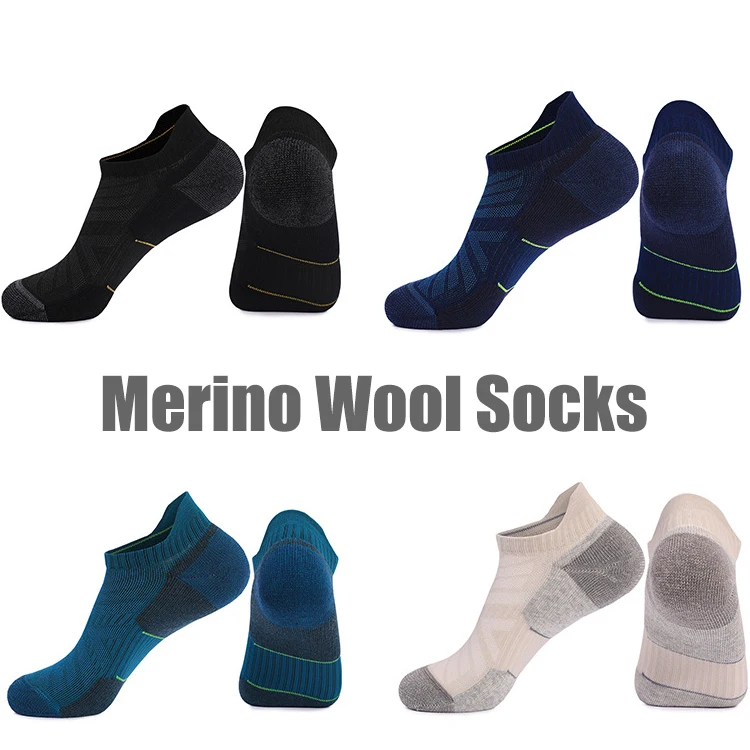 Men's Merino Wool Ankle Socks Merino Wool Thick Low Cut Hiking Running Sports Socks with Compression Support Anti-Odor
Men's Merino Wool Ankle Socks Merino Wool Thick Low Cut Hiking Running Sports Socks with Compression Support Anti-Odor