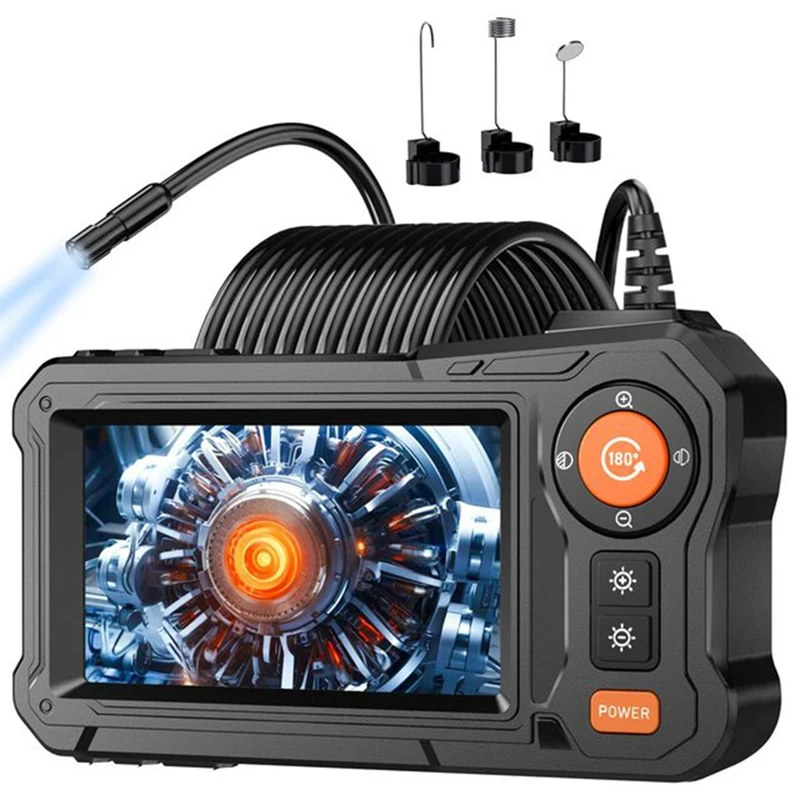 For Industrial Endoscope Snake Camera 4.3 Inch Single Lens Pipe Car Inspection Camera With 8 Leds Adjustable IP67
For Industrial Endoscope Snake Camera 4.3 Inch Single Lens Pipe Car Inspection Camera With 8 Leds Adjustable IP67