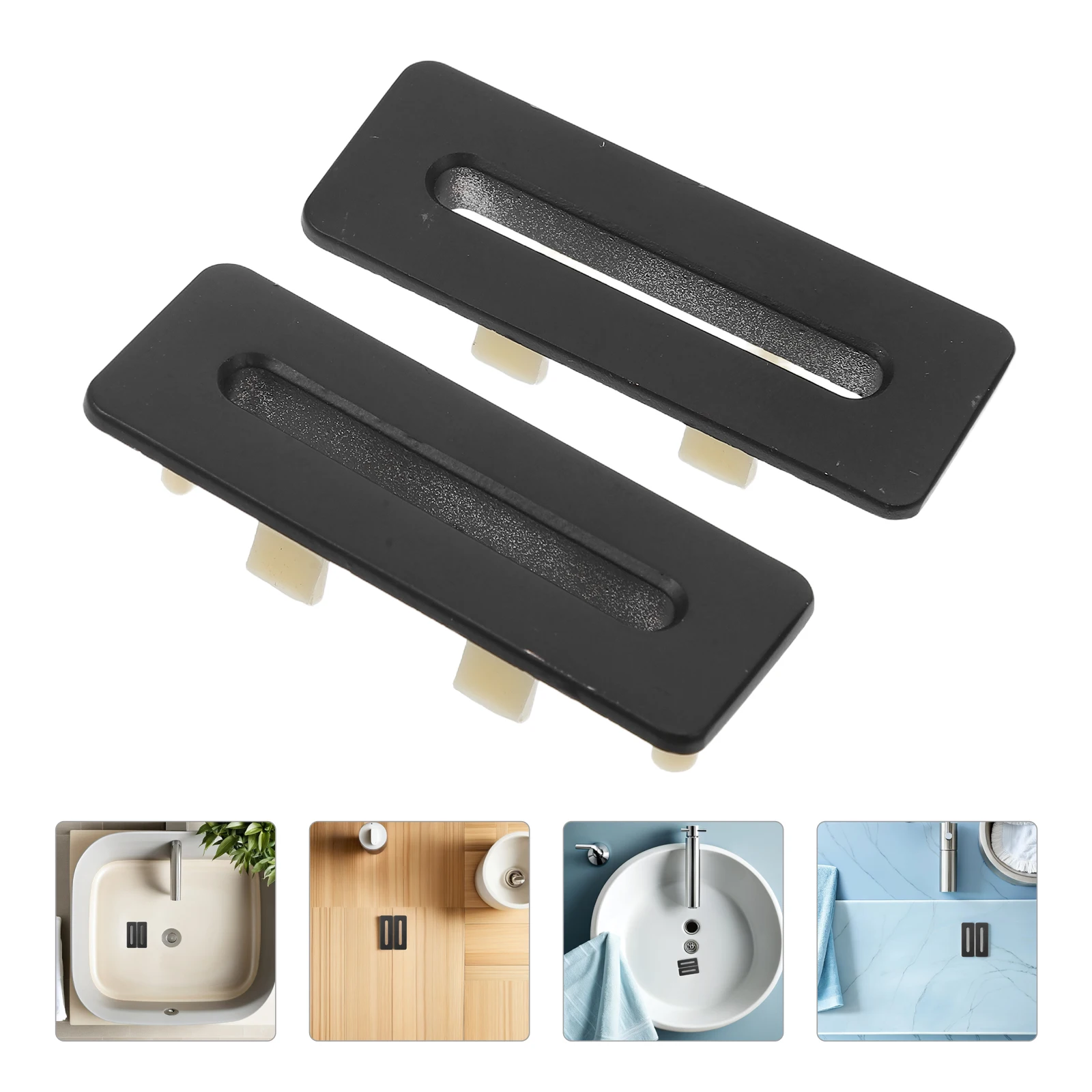 2pcs Basin Overflow Covers For Bathroom Kitchen Sink Cover Wash Basin Overflow Hole Cover Drain Sink Metal Decorative Black
2pcs Basin Overflow Covers For Bathroom Kitchen Sink Cover Wash Basin Overflow Hole Cover Drain Sink Metal Decorative Black