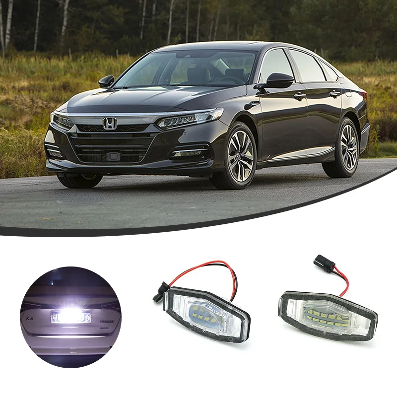2Pcs/set LED License Number Plate Lights Rear Tail Lamp For Honda Civic 2001-2013 For Acura MDX 2007-2013 Car Accessories
2Pcs/set LED License Number Plate Lights Rear Tail Lamp For Honda Civic 2001-2013 For Acura MDX 2007-2013 Car Accessories