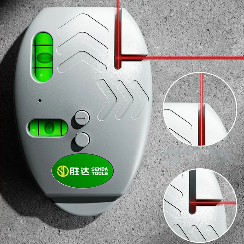 Vertical Mouse Laser Level 90 Degree Wire Projector Right Angle Laser Level USB Charging High-precision Electronic Laser Ruler
Vertical Mouse Laser Level 90 Degree Wire Projector Right Angle Laser Level USB Charging High-precision Electronic Laser Ruler