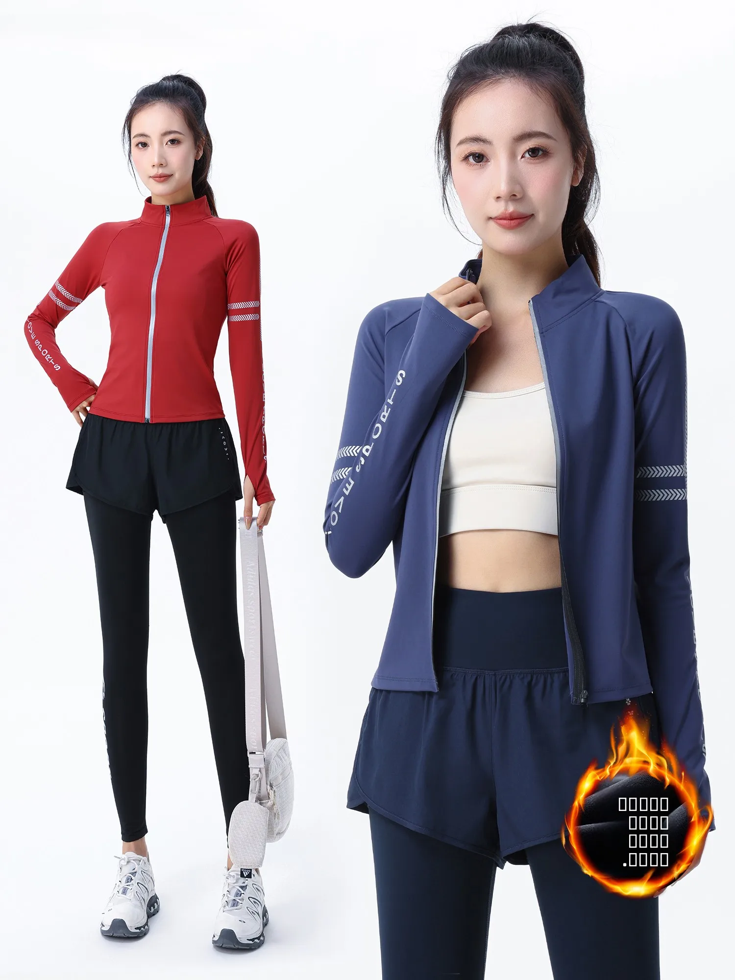 Женский зимний спортивный костюм с начесом 2025: Новая модная одежда для фитнеса, быстросохнущая, облегающая, для марафона и тренировок
Женский зимний спортивный костюм с начесом 2025: Новая модная одежда для фитнеса, быстросохнущая, облегающая, для марафона и тренировок