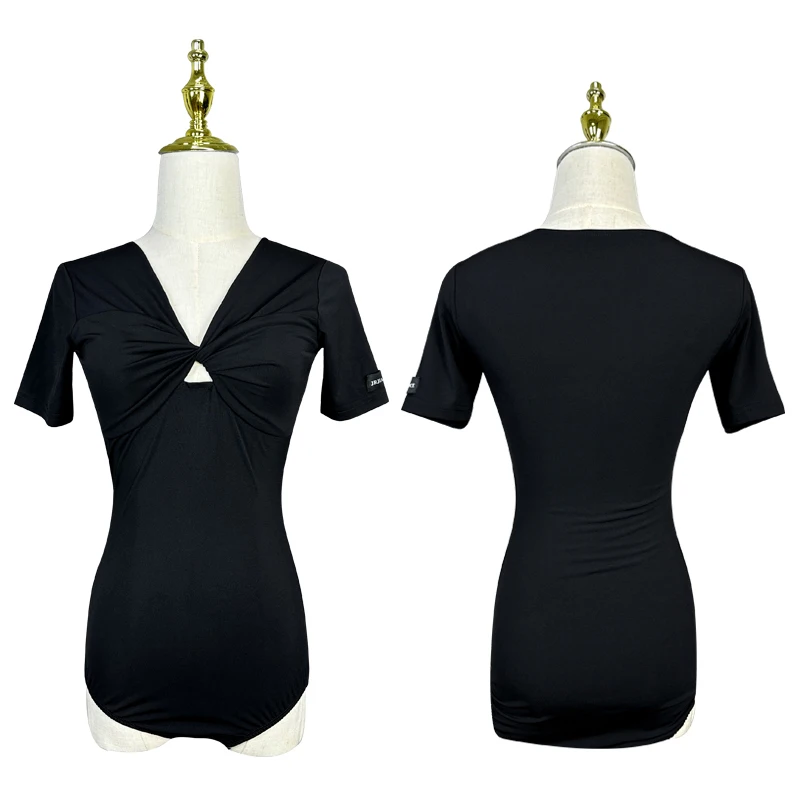2023 Latin Dance Tops For Women Black Short Sleveed Practice Clothes Chacha Samba Tango Dress Latin Performance Wear DQS13145
2023 Latin Dance Tops For Women Black Short Sleveed Practice Clothes Chacha Samba Tango Dress Latin Performance Wear DQS13145