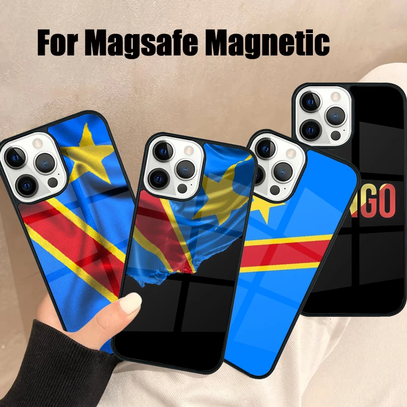 Чехол Magsafe для телефона с флагом Конго для iPhone 16, 15, 14, 13, 12, 11 Pro Max Plus, мини-зеркальный беспроводной магнитный чехол
Чехол Magsafe для телефона с флагом Конго для iPhone 16, 15, 14, 13, 12, 11 Pro Max Plus, мини-зеркальный беспроводной магнитный чехол