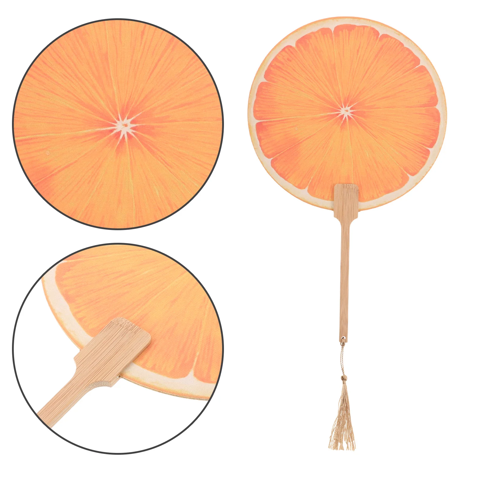 Realistic Orange Paddle Fan with Bamboo Handle Portable Handheld Fan Summer Cooling Decorative for Outdoor Weddings Baby Showers
Realistic Orange Paddle Fan with Bamboo Handle Portable Handheld Fan Summer Cooling Decorative for Outdoor Weddings Baby Showers
