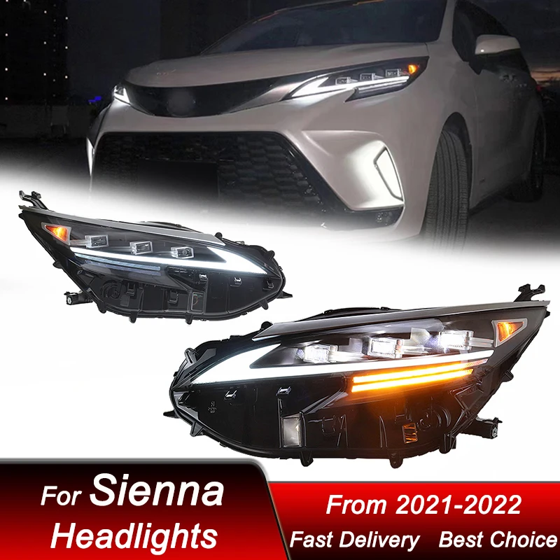 Car styling Headlights For Toyota SIENNA 2021-2022 to lexus style LED Headlamp Assembly Upgrade Projector Lens Accessories Kit
Car styling Headlights For Toyota SIENNA 2021-2022 to lexus style LED Headlamp Assembly Upgrade Projector Lens Accessories Kit