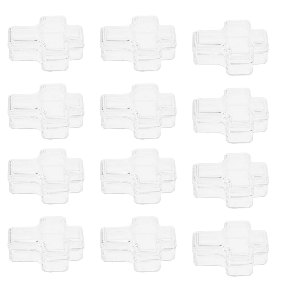 20pcs Cross Shaped Jewelry Storage Boxes Clear Plastic Containers Lids for Beads Accessories Small Trinket Cases Bulk Pack
20pcs Cross Shaped Jewelry Storage Boxes Clear Plastic Containers Lids for Beads Accessories Small Trinket Cases Bulk Pack