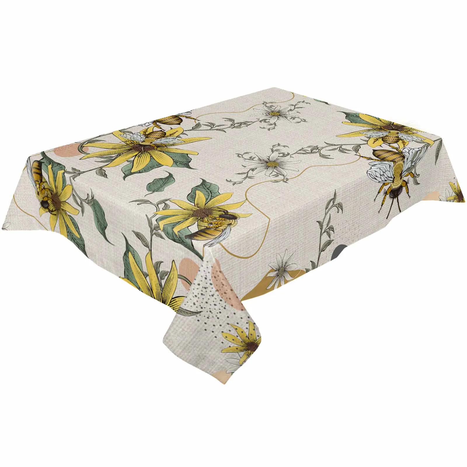 Boho Bee Flower Tablecloth Holiday Dining Table Decor Table Cover Rectangular Wedding Decoration Tablecloth
Boho Bee Flower Tablecloth Holiday Dining Table Decor Table Cover Rectangular Wedding Decoration Tablecloth