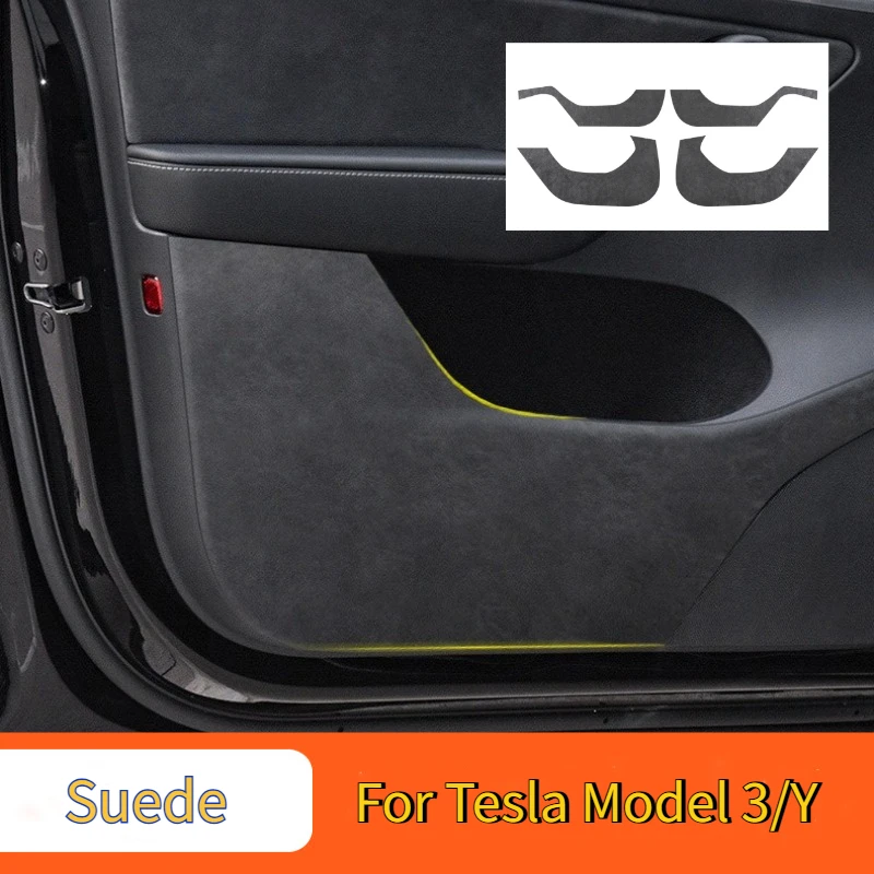 For Tesla Model 3/Y 2021-2025 Anti-Kick Mat Suede Leather Door Sticker NEW Model Y Soil-Proof Children's Kick Pad Accessories
For Tesla Model 3/Y 2021-2025 Anti-Kick Mat Suede Leather Door Sticker NEW Model Y Soil-Proof Children's Kick Pad Accessories